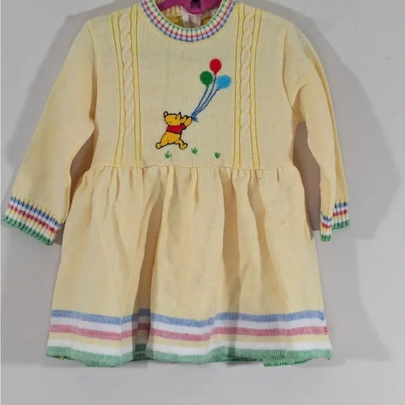 Vintage Vintage 1970s Sears Winnie The Pooh Dress 2T